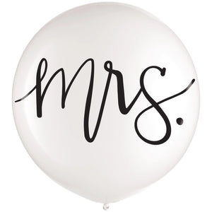 Mrs. 24" Latex Balloon, 1ct