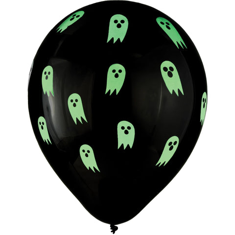 Ghost Glow 12" Latex Balloons, 15ct