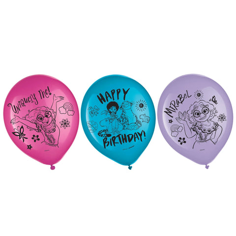 Encanto 12" Latex Balloons, 6ct