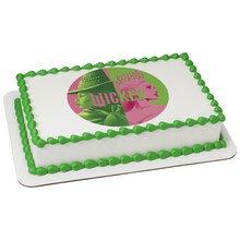 Wicked Glinda and Elphaba Edible Cake Topper Image