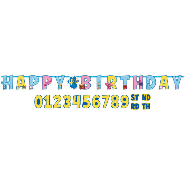 Blue's Clues Jumbo Add An Age Letter Birthday Banner