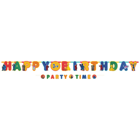 Everyday Sesame Street Jumbo Letter Birthday Banner Kit