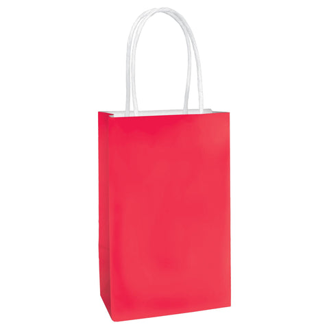 Red Kraft Gift Bag, 1ct