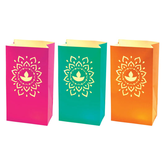 Diwali Luminary Bags, 6ct