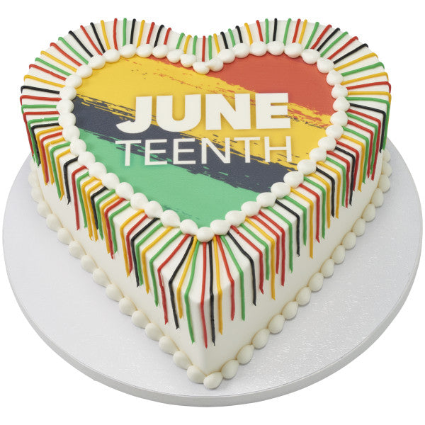 Juneteenth Edible Cake Topper Image