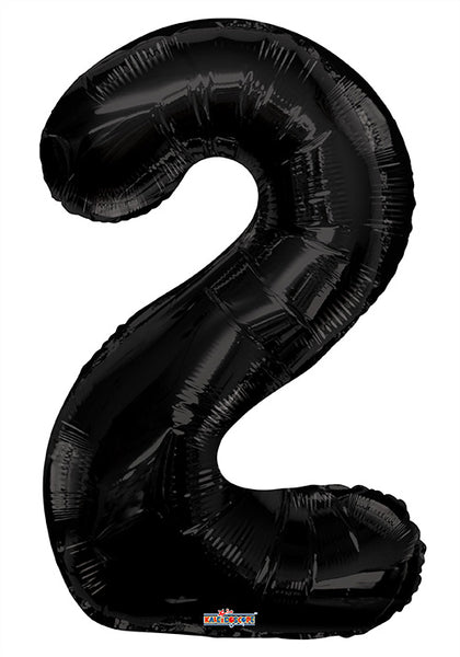 34" Numeral Balloon - Black, 1ct