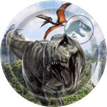 Jurassic World 4 Round 9" Dinner Plates 8ct