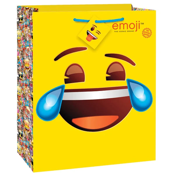 Emoji 10.5" x 12.75" Gift Bag, 1ct