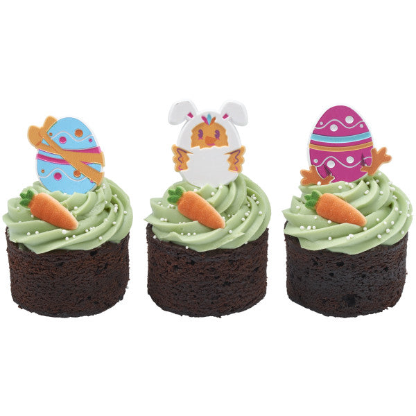 Egg-Cited for Easter  Cupcake Rings 12ct