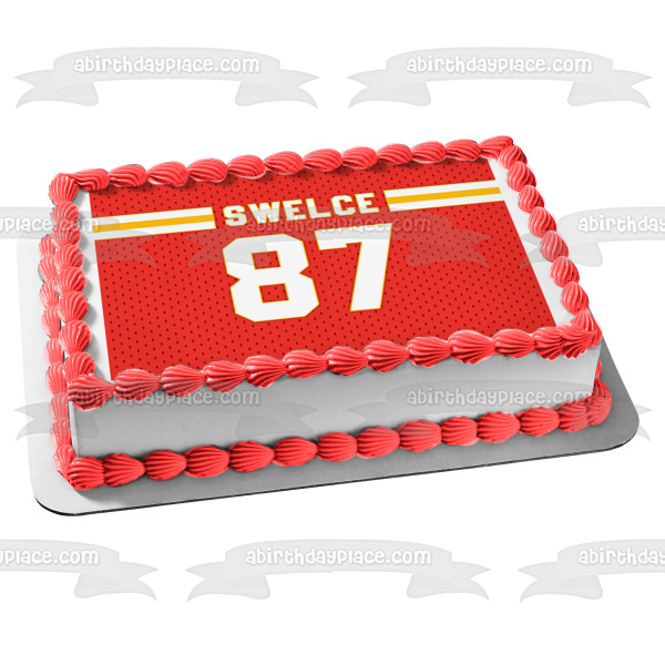 SWELCE Jersey Edible Cake Topper Image ABPID57773