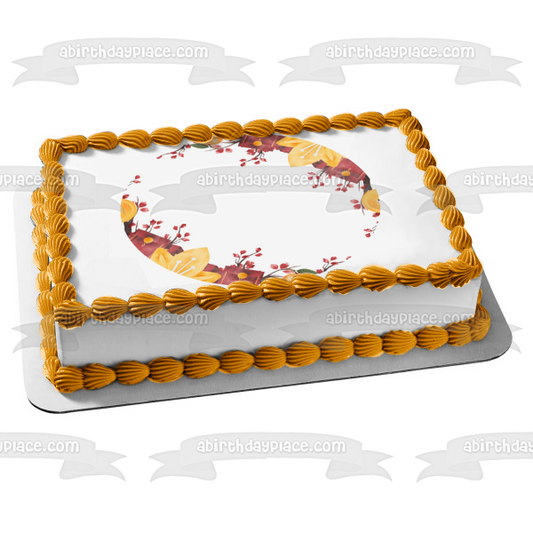 Imagen de decoración comestible para tarta con ramas y sobres de color naranja del Año Nuevo chino ABPID57775