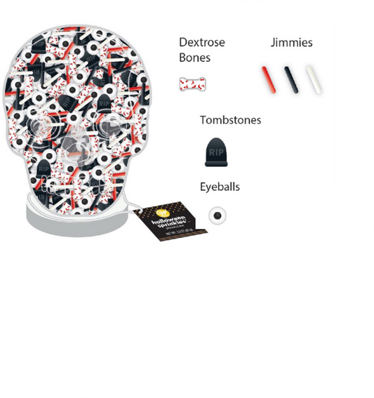 Skull Sprinkles Mix, 2.5oz