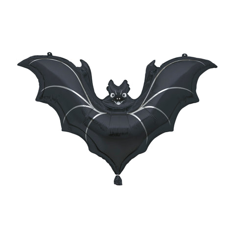 Black Bat Giant Shaped 32" Foil Balloon, 1ct