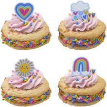 Joyful Sunshine Cupcake Rings 12ct