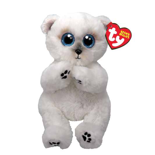 Wuzzy White Bear TY