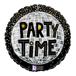 Party Time Disco 18" Foil Balloon, 1ct
