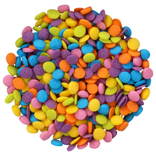 Neon Bright Confetti - Red 3 Free Quins