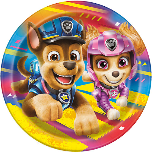 Paw Patrol 7" Round Dessert Plates, 8ct