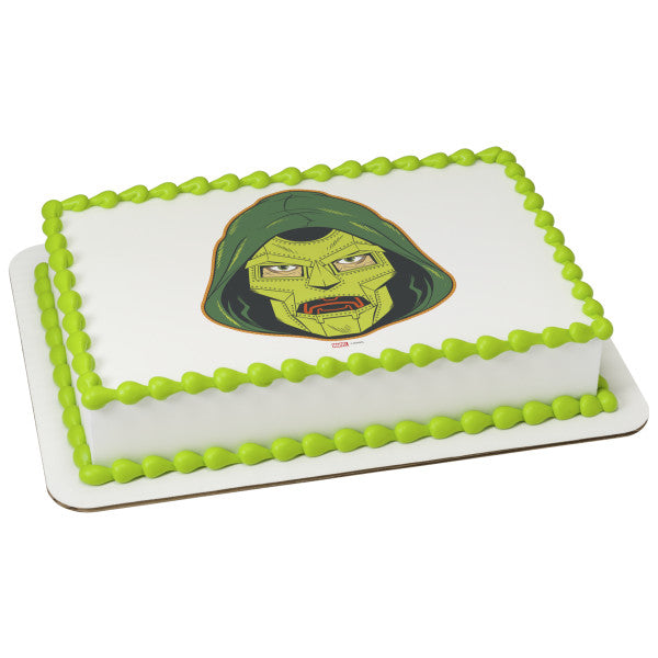 MARVEL Dr. Doom Edible Cake Topper Image