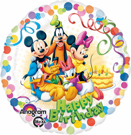 Mickey and Friends Party 17" Foil Balloon, 1ct