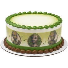 Felicitaciones, tiras de imágenes comestibles para decoración de pasteles