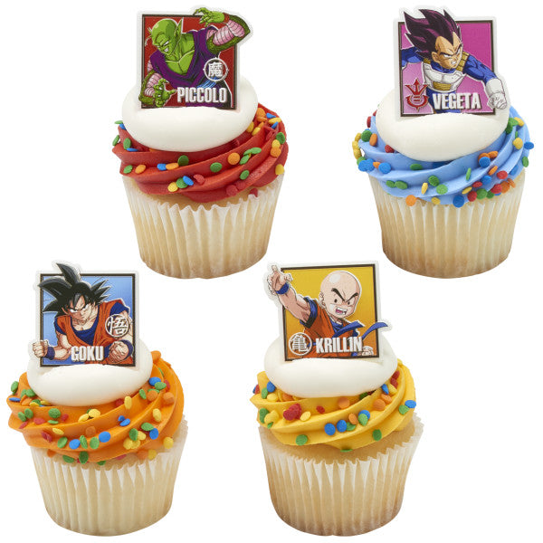 Dragon Ball Z Dragon Team Cupcake Rings