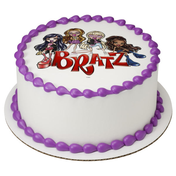BRATZ All Eyes On Us  Edible Cake Topper Image