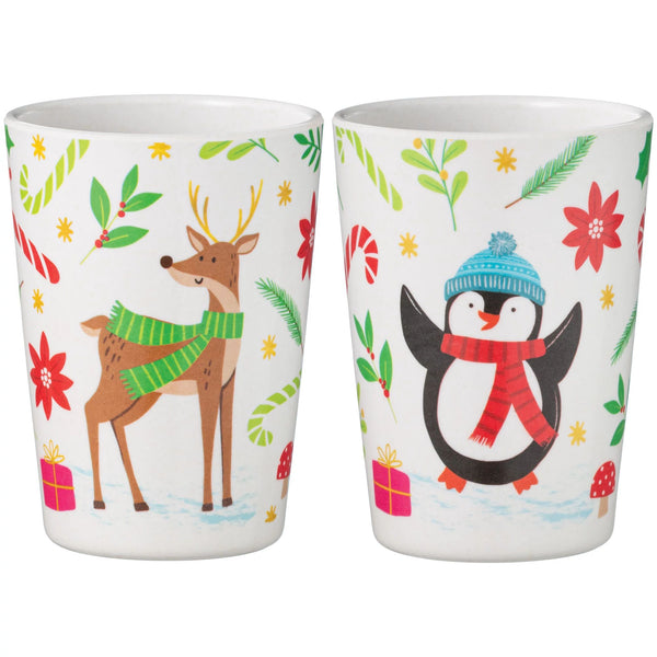 Winter-Themed 7oz Plastic Cup, 1ct