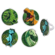Jurassic World Cupcake Rings