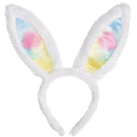 Rainbow Easter Bunny Ears Headband, 1 ct
