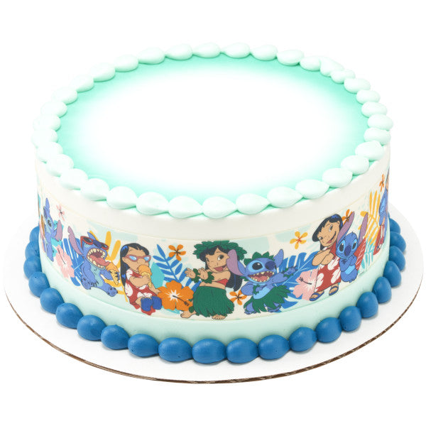 Disney Lilo and Stitch  Edible Cake Topper Image Strips 3ct