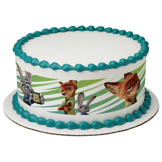 Disney's Zootopia  Edible Cake Topper Image Strips 3ct