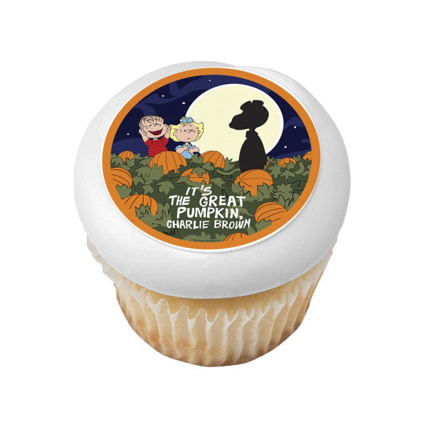 Peanuts® Snoopy® The Great Pumpkin Edible Cake Topper Image
