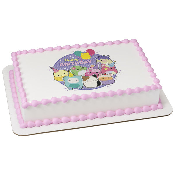 Squishmallows Cam Edible Cake Topper Image