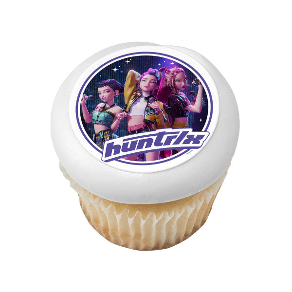 KPop Demon Hunters HUNTR/X Edible Cake Topper Image