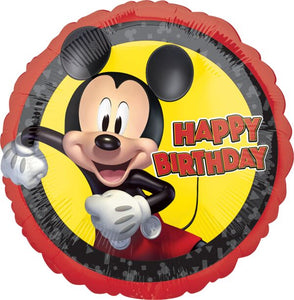 Mickey Forever Birthday 17" Round Foil Balloon, 1ct