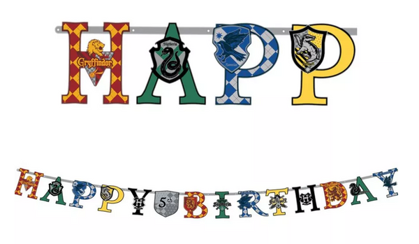 Harry Potter Jumbo Add-An-Age Letter Birthday Banner
