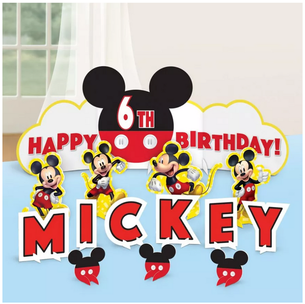Mickey Mouse Birthday Table Decorating Kit