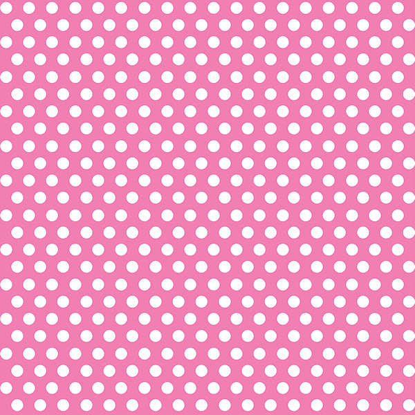 Hot Pink Dots Gift Wrap, 30in x 5ft, 1ct