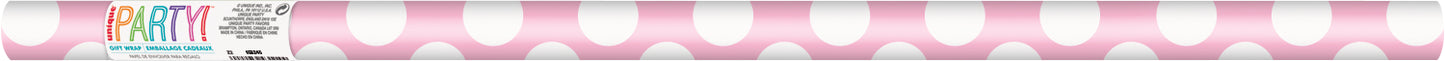 Papel de regalo Lovely Pink Dots, 30" x 5 pies
