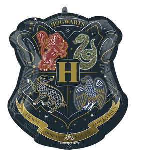 Harry Potter Hogwarts Crest 22" Foil Balloon, 1ct