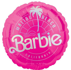 Malibu Barbie 17" Round Foil Balloon, 1ct