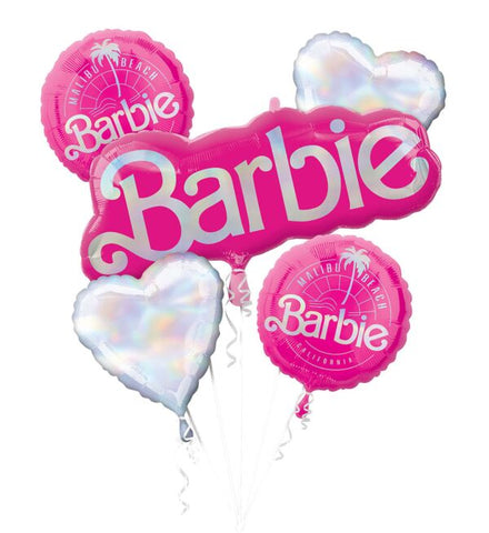 Barbie Balloon Bouquet, 5pc