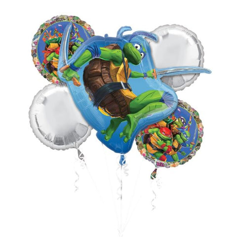 Teenage Mutant Ninja Turtles Balloon Bouquet, 5pcs
