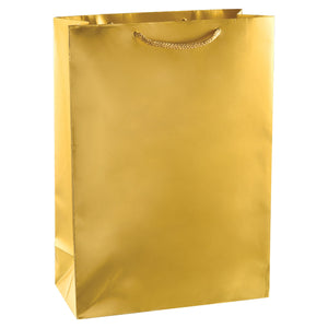 Gold Matte Gift Bag, 1ct