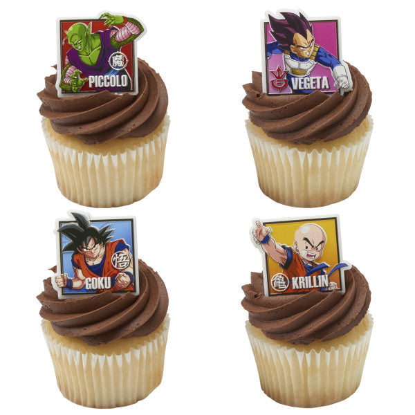 Dragon Ball Z Dragon Team Cupcake Rings