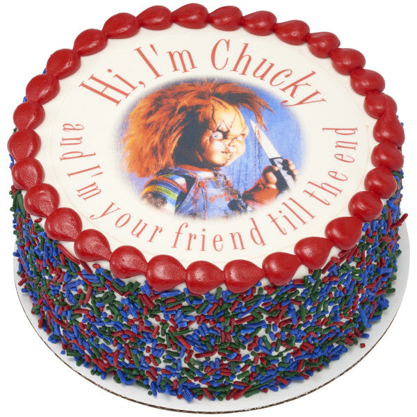 Child's Play Chucky Edible Cake Topper Image