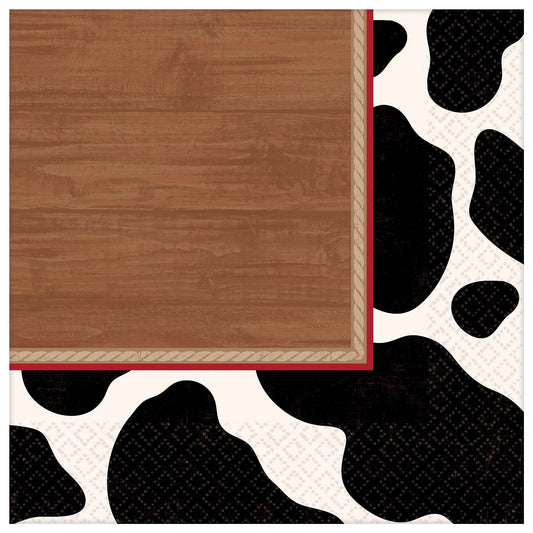 Servilletas para bebidas Yeehaw, 16 unidades