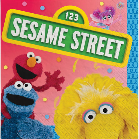 Everyday Sesame Street Beverage Napkins, 16ct