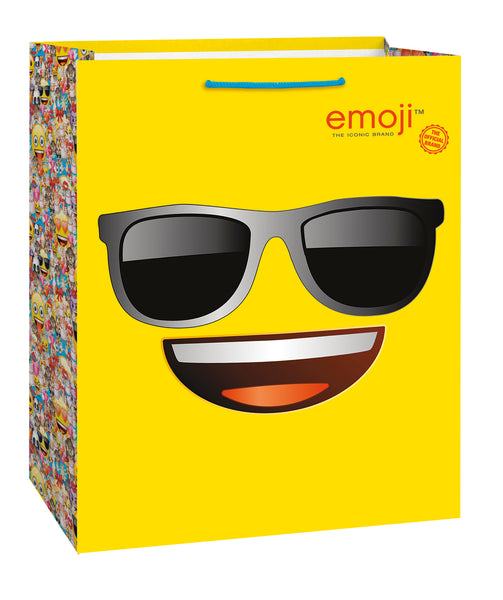 Emoji 10.5" x 12.75" Gift Bag, 1ct